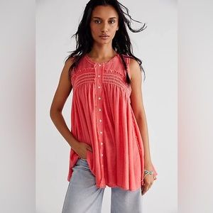 Free People NWT Sea Breeze Tunic Sleeveless Reversible XL